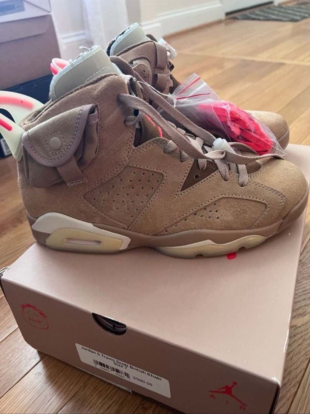 Nike Air Jordan 6 Retro SP Travis Scott British Khaki DH0690-200 Size 7